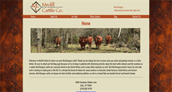 Desktop Screenshot of medillcattleco.com